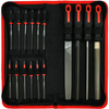  18 Pieces High Carbon Metal File Set With Bag