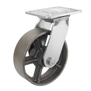 Durable Iron Caster Wheels for High-Temperature Environments up to 500 Degrees