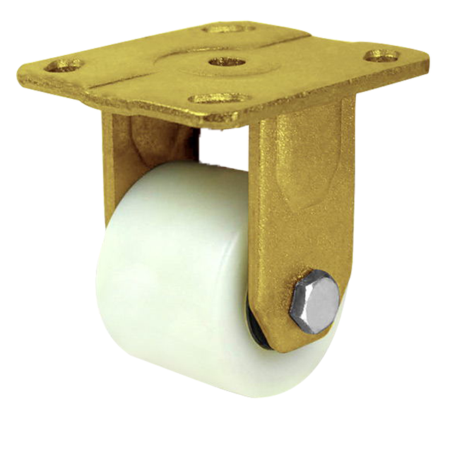 3 tommer stiv tunge lavt tyngdepunkt 300 kg udtrækkelig gylden pu polyurethan trolley caster hjul