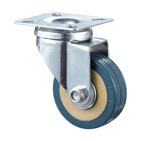 2-4 Inch PVC Swivel Castor Office Chair Furniture Wheels