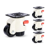 Heavy Duty Adjustable Casters with Feet for Workbench 360 Degree Leveling Casters