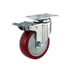 Swivel Casters With 360 Degree Rotation Top Plate Rubber Wheelbarrow Wheels