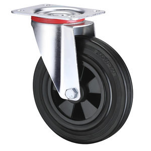Solid Rubber Wheel Casters for Waste Bins
